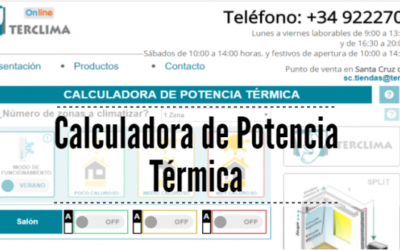 Calculadora de potencia térmica para tu Aire Acondicionado