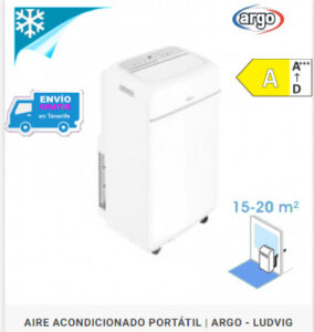 Aire acondicionado portátil